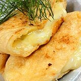 油揚げのネギチーズ焼き